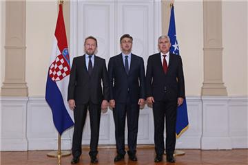 Sarajevo: Plenković se susreo s Izetbegovićem i Čovićem