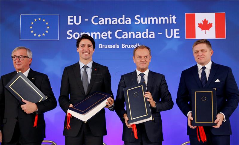 BELGIUM EU CANADA SUMMIT CETA