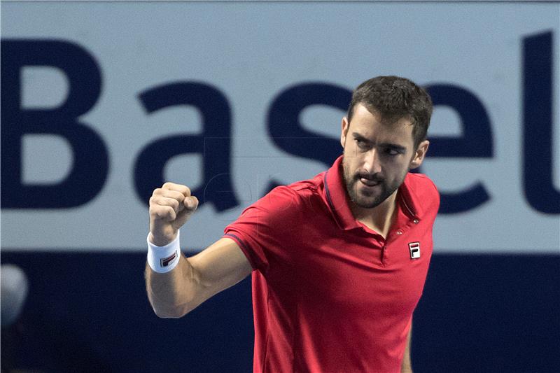 Croatia's Cilic wins ATP tournament in Basel