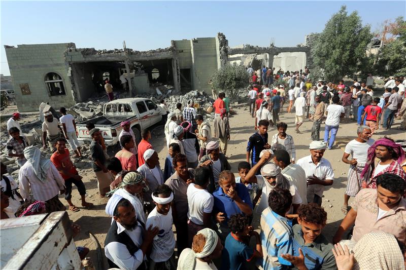 YEMEN CONFLIC SAUDI AIRSTRIKE