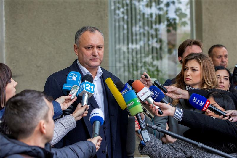 Na izborima u Moldaviji vodi proruski kandidat Igor Dodon