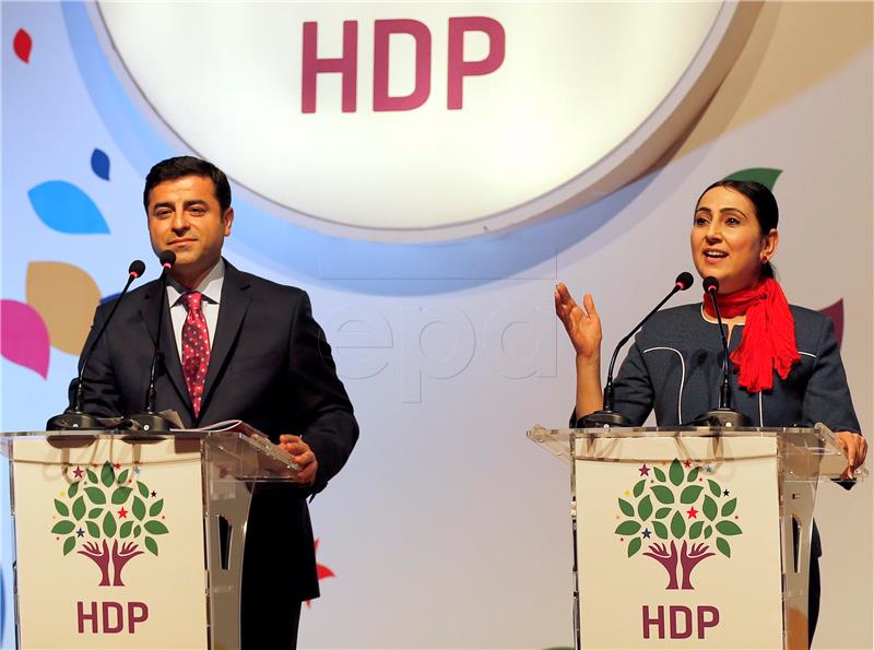 FILE TURKEY PARTIES HDP COLEADERS DETAINED