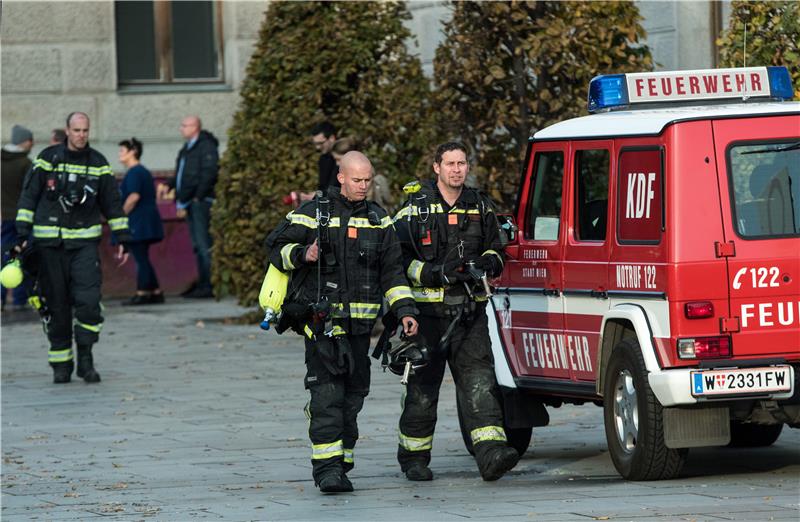 AUSTRIA PARLIAMENT FIRE