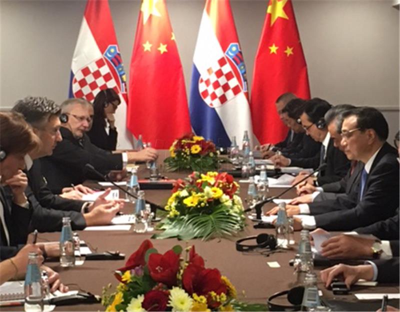 Croatian and Chinese premiers discuss cooperation