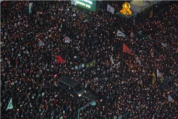 SOUTH KOREA PROTEST AGAINST PRESIDENT