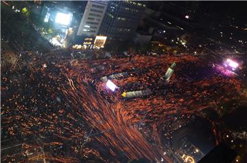 SOUTH KOREA PROTEST AGAINST PRESIDENT