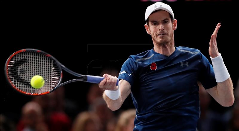 ATP Pariz: Murray u finale bez borbe, od ponedjeljka novi "broj 1"