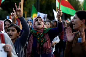 GREECE KURDS PROTEST