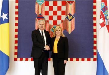 Predsjednica RH primila Dragana Čovića