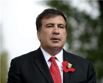 FILE POLAND UKRAINE SAAKASHVILI