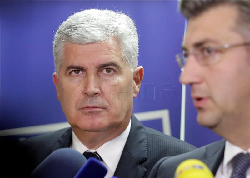 HDZ: Plenković i Čović dali izjave za medije