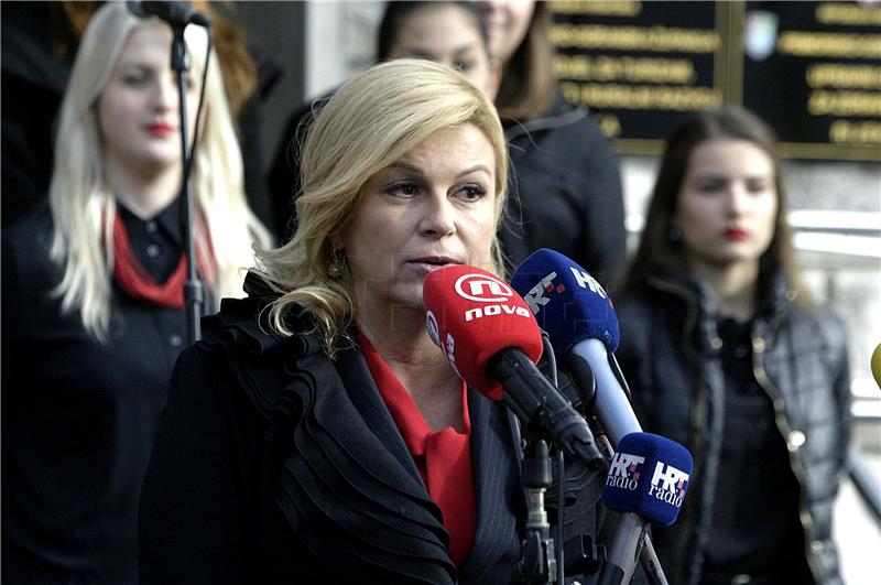 Kolinda Grabar-Kitarović otvorila u Rijeci svoj privremeni Ured