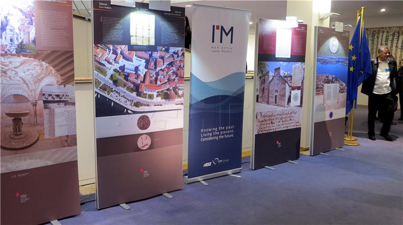 Exhibition on Sibenik staged in European Parliament