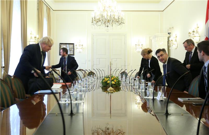 PM says Croatia wants to develop strong ties with Britain