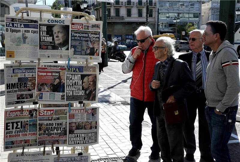 GREECE USA ELECTIONS AFTERMATH