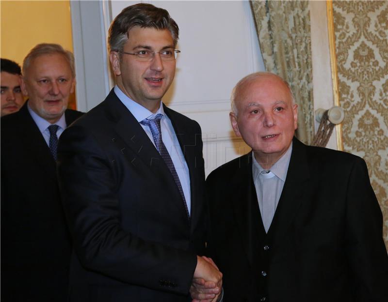 PM, apostolic nuncio talk Croatia-Holy See relations, status of Bosnian Croats