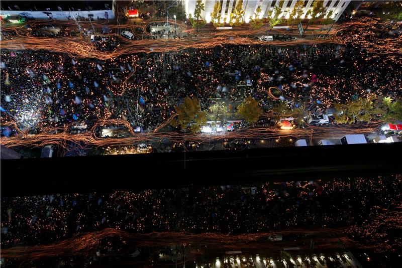 SOUTH KOREA PROTEST AGAINST PRESIDENT