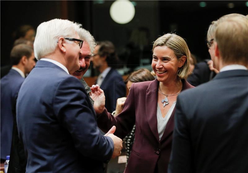 BELGIUM EU FOREIGN MINISTERS COUNCIL