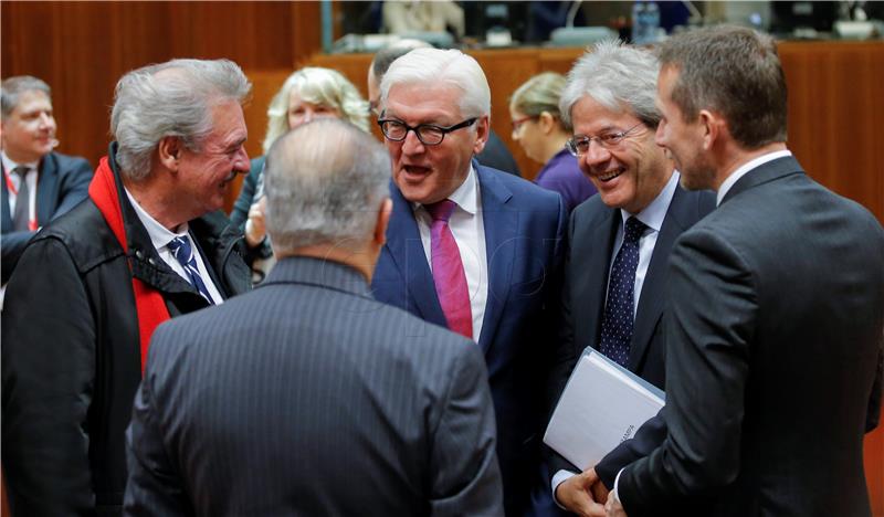 BELGIUM EU FOREIGN MINISTERS COUNCIL