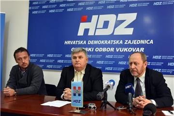 Konferencija za medije gradskog odbora vukovarskog HDZ-a