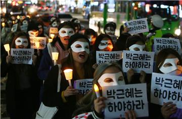 SOUTH KOREA PROTEST AGAINST PRESIDENT