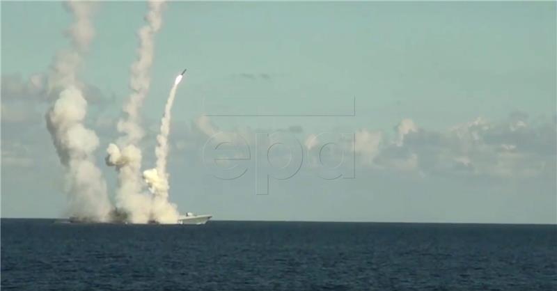 AT SEA SYRIA RUSSIA STRIKES