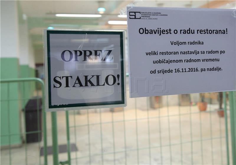 Studentski restorani SC-a bez obzira na štrajk rade