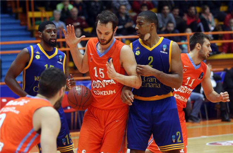 Utakmica 6. kola košarkaškog Eurokupa: Cedevita - Gran Canaria