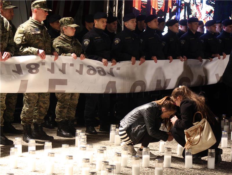 U Zagrebu obilježen Dan sjećanja na žrtvu Vukovara i Škabrnje 