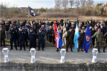 Odavanje počasti poginulima i nestalima u Borovu naselju