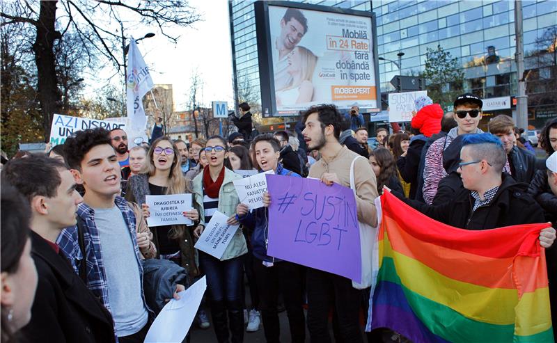 ROMANIA LGBT PROTEST