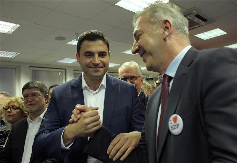 SDP: U drugom krugu Davor Bernardić i Ranko Ostojić