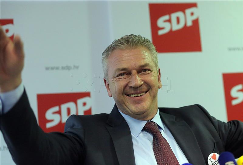 SDP: U drugom krugu Davor Bernardić i Ranko Ostojić