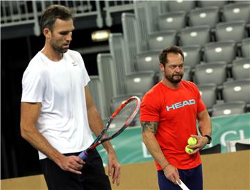 Trening hrvatske Davis Cup reprezentacije