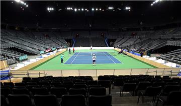 Trening hrvatske Davis Cup reprezentacije