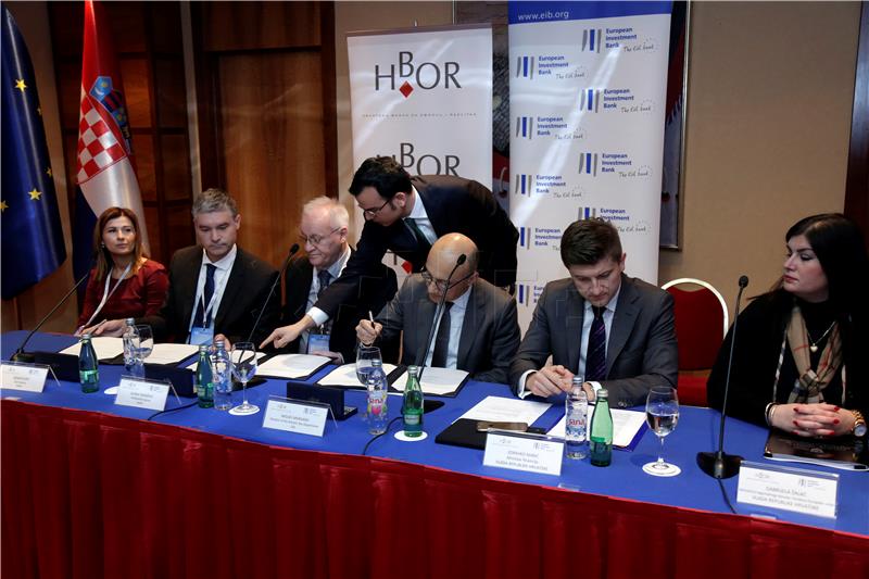 HBOR i EIB potpisali ugovor o garanciji po modelu podjele rizika  