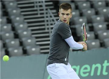 Trening hrvatske Davis Cup reprezentacije