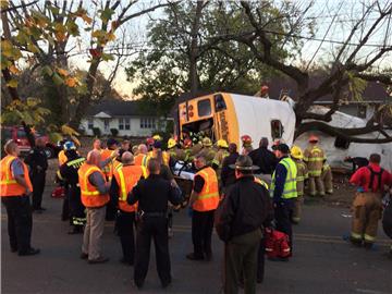 USA BUS ACCIDENT