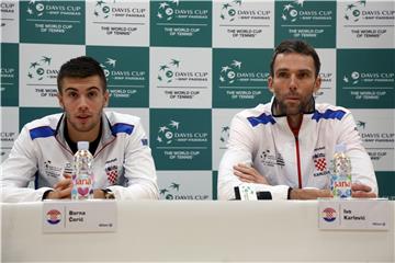 Konferencija za medije hrvatske Davis Cup reprezentacije