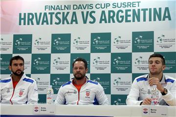 Konferencija za medije hrvatske Davis Cup reprezentacije