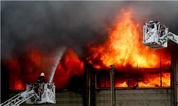 TURKEY FACTORY FIRE