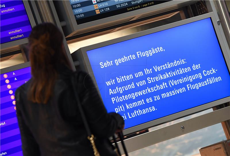 GERMANY TRANSPORT STRIKE LUFTHANSA