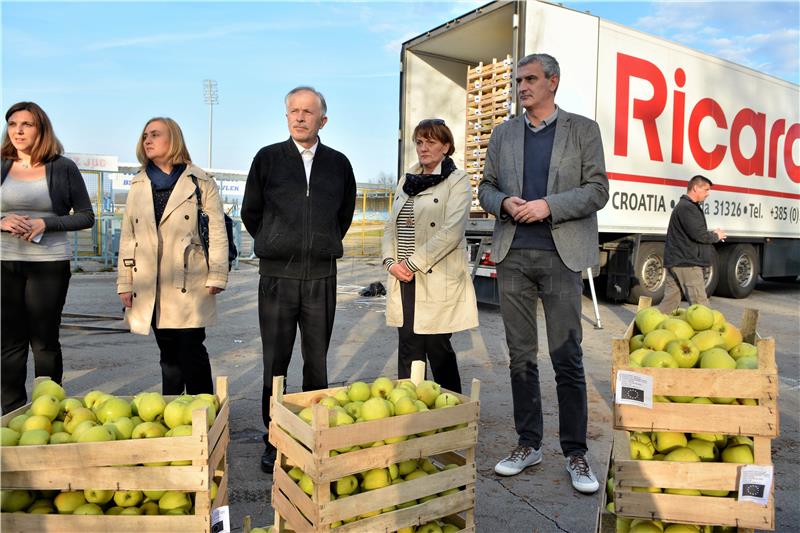 Donirane baranjske jabuke do karlovačkih školaraca i socijalne samoposluge