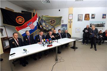 Split: Konferencija za medije predstavnika udruga veterana i specijalne policije