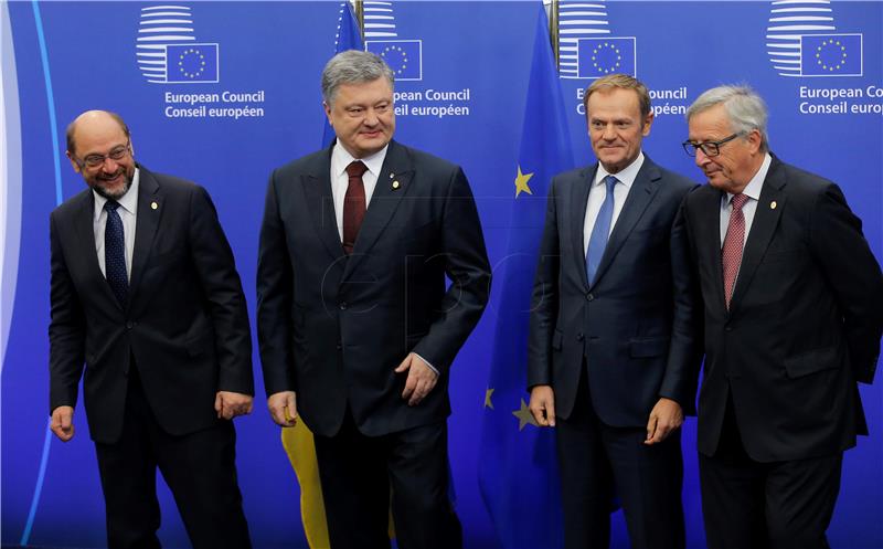 BELGIUM EU COUNCIL UKRAINE PRESIDENT VISIT