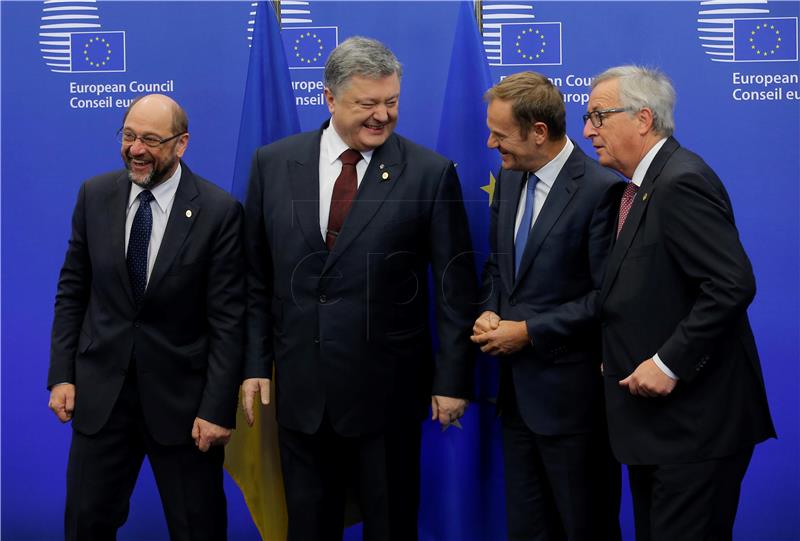 BELGIUM EU COUNCIL UKRAINE PRESIDENT VISIT