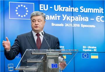 BELGIUM EU COUNCIL UKRAINE PRESIDENT VISIT