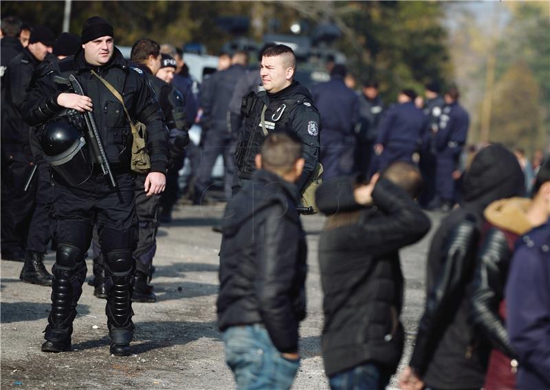 BULGARIA REFUGEE CAMP CLASHES