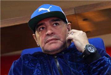 Maradona na dvoboju Davis Cupa između Hrvatske i Argentine