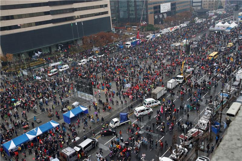 SOUTH KOREA PROTEST AGAINST PRESIDENT